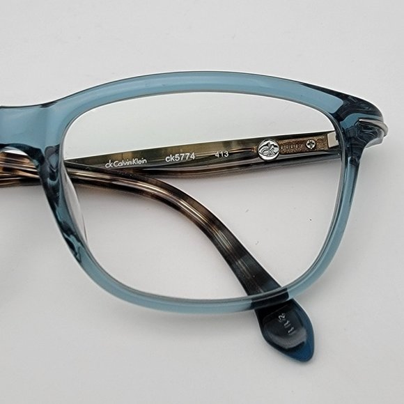 Calvin Klein CK5774 413 Platinum Azure Eyeglasses Frame w/ Case 52-16-135 - Picture 13 of 16